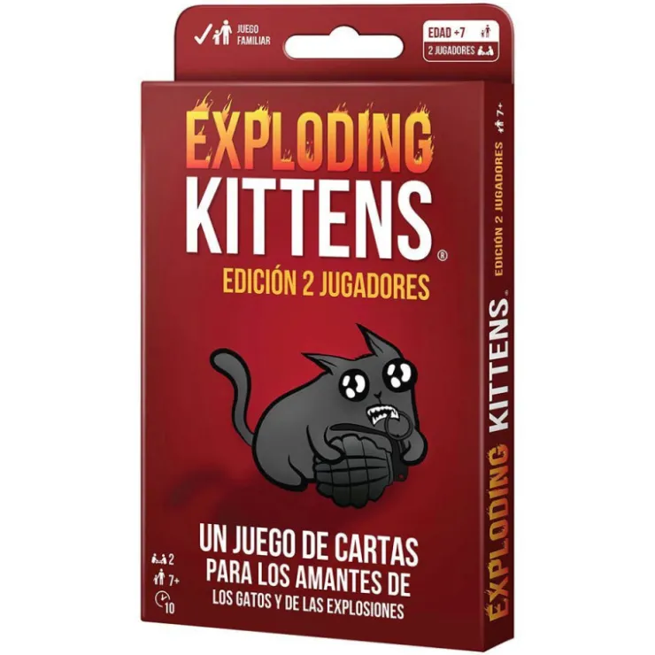 Asmodee Exploding Kittens Edición Dos Jugadores Juego de Mesa>Otras marcas Outlet