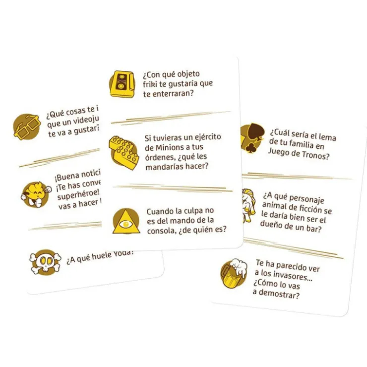 Asmodee Preguntas De Mierda Friki Juego de Mesa>Otras marcas New