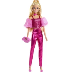 Deluxe Style Muñeca con Conjunto Rosa Metalizado>Barbie New