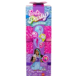 Muñeca Purple Sparkle de la Serie Glam Party de Party Unboxed y Accesorios>Barbie Clearance