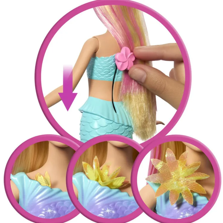 Muñeca Sirena Mágica de Flores>Barbie Clearance