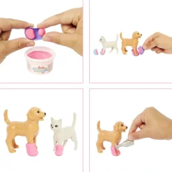 y su Clínica Veterinaria Muñeca con Pelo Rosa, Muebles de Consulta y Accesorios><noscript><img width=