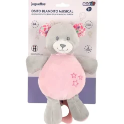 Bebé Vip Osito Blandito Musical Rosa>Bebe vip