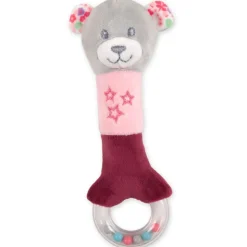 Bebé Vip Osito Blandito Sonajero Rosa>Bebe vip Sale