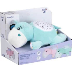 Bebé Vip Proyector Musical Hipopótamo Azul>Bebe vip