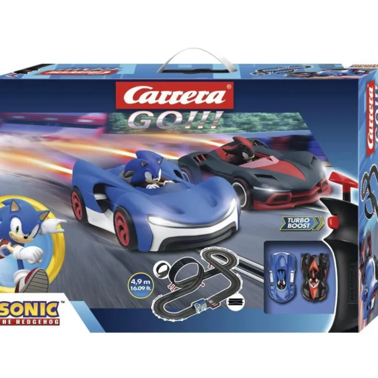 Go!!! Sonic The Hedgehog Circuito con Coche de Sonic y Shadow>Carrera Clearance
