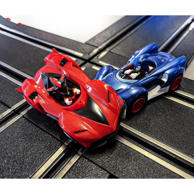 Go!!! Sonic The Hedgehog Circuito con Coche de Sonic y Shadow>Carrera Clearance