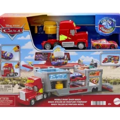 Color Changers Camión Transformable Mack Taller De Pintura Móvil>Cars