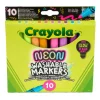10 Rotuladores Maxi Punta Efecto Neón>Crayola New