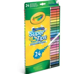 24 Rotuladores Súper Punta Lavables>Crayola Clearance