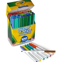 100 Washable Supertips Markers>Crayola Discount