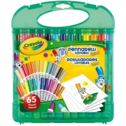Maletín Rotuladores Lavables 65 Piezas>Crayola Discount