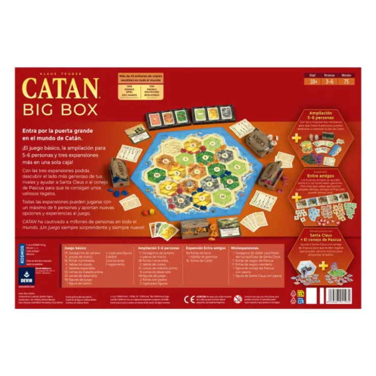 Devir Catan Big Box Juego de Mesa>Otras marcas