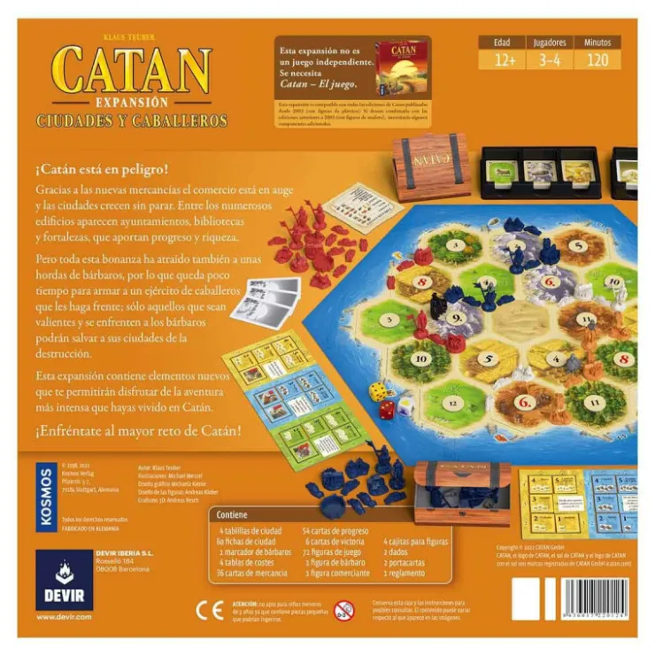 Devir Catan Ciudades y Caballeros Juego de Mesa>Otras marcas Sale