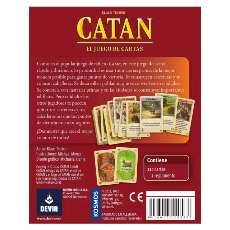 Devir Catan Juego de Cartas Mini>Otras marcas Hot