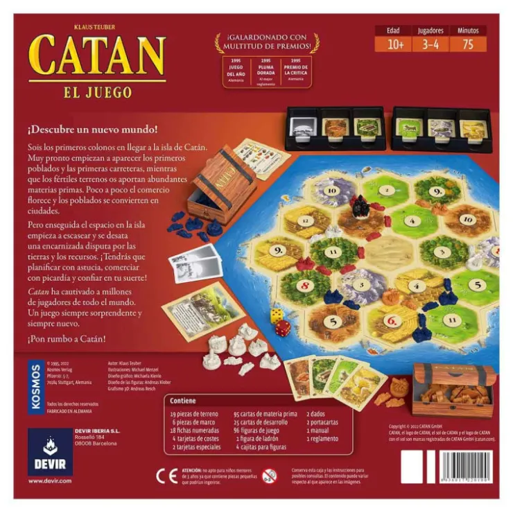 Devir Catan Juego de Mesa>Otras marcas Clearance