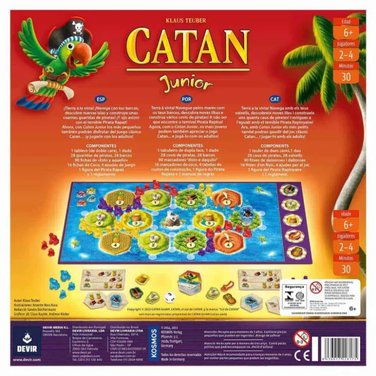 Devir Catan Junior Edición Trilingüe Juego de Mesa>Otras marcas Clearance