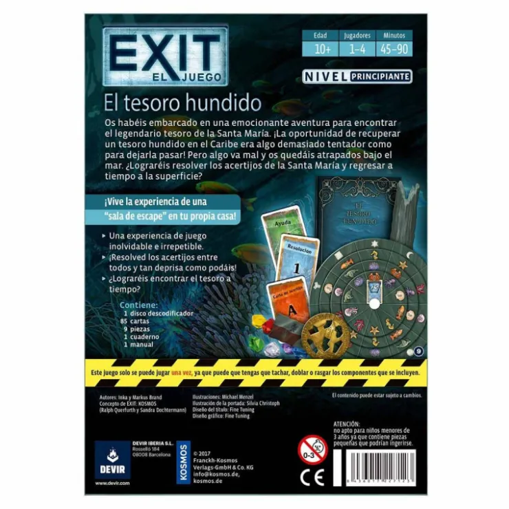 Devir Exit 1 La Cabaña Abandonada Juego de Mesa>Otras marcas Discount