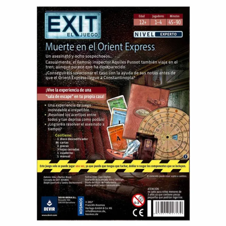 Devir Exit Orient Express Juego de Mesa>Otras marcas Hot