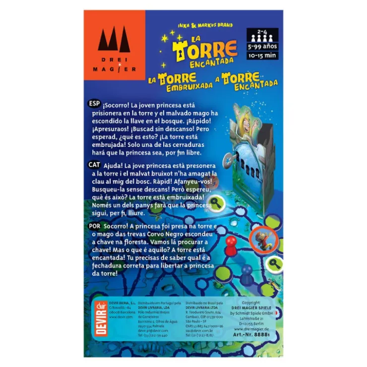 Devir La Torre Encantada Lata Juego de Mesa>Otras marcas