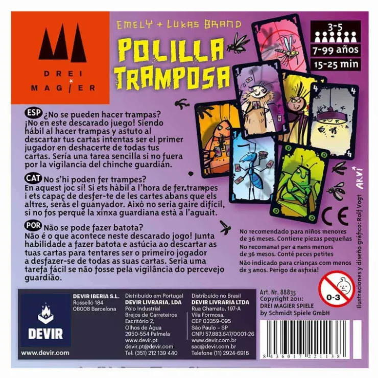 Devir Polilla Tramposa Juego de Mesa>Otras marcas Hot