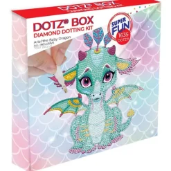 Diamond Dotz Ariel Dragón Bebé Cuadro de Diamantes 5D> Sale