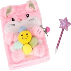 Diario de Peluche con Candado y Bolígrafo>Otras marcas Outlet