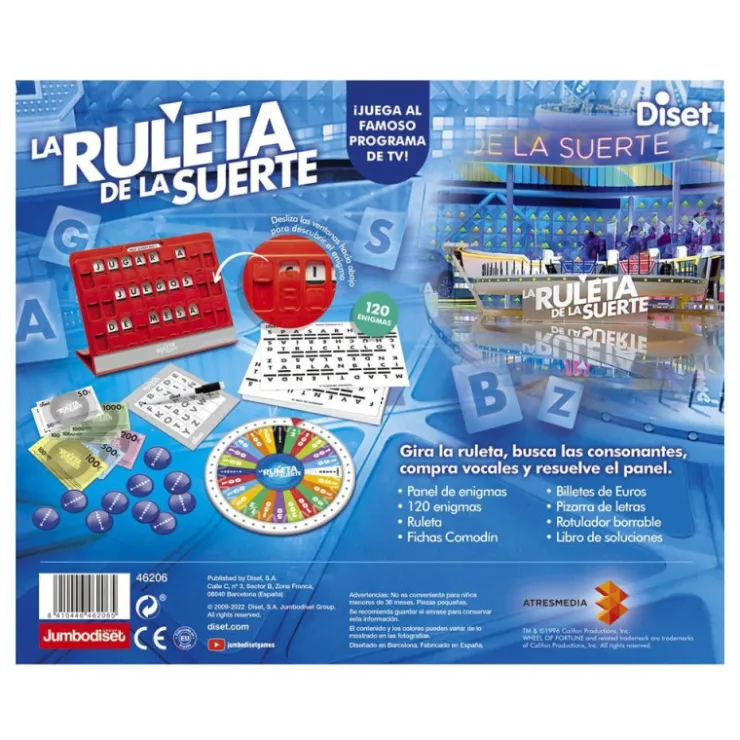 Diset La Ruleta de la Suerte Juego de Mesa>Otras marcas New