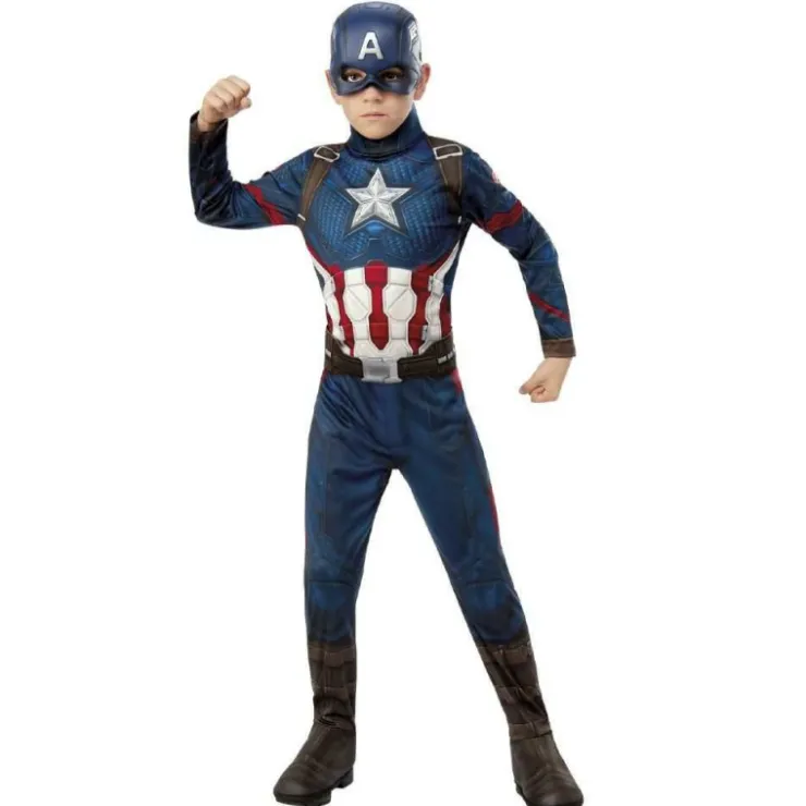 Disfraz Infantil Capitán América Endgame Classic Talla S 3-4 Años>Capitan america Hot