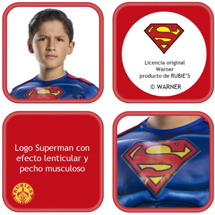 Disfraz Infantil Blackline Talla 3-4 Años>Superman Online