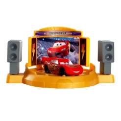 Disney Pixar Conjunto de Juego Pista de Acrobacias y Saltos Copa Pistón y Coche de Juguete de Rayo McQueen>Cars New