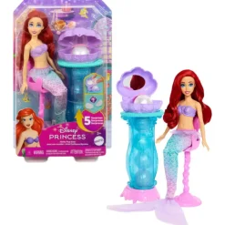 Disney Princesas Muñeca Ariel con Tocador Desplegable>Disney princess Hot