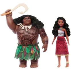 Disney Vaiana 2 Conjunto de Muñecos Vaiana y Maui Viajeros con Accesorios>Disney princess Hot