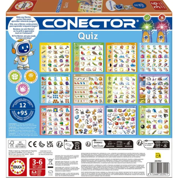 Educa Conector Quiz Juego Educativo>Otras marcas