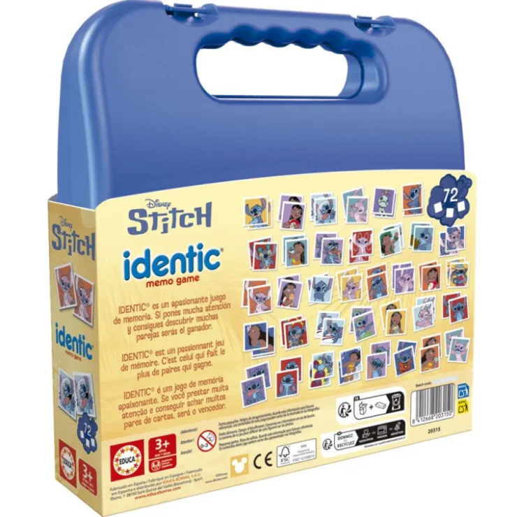 Educa Identic Stitch Juego de Memoria>Otras marcas Clearance