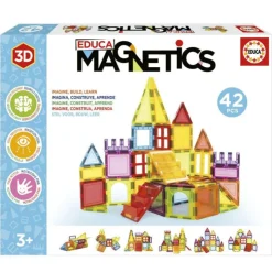 Educa Magnetics Juego Educativo de Construcción 3D 42 Piezas>Otras marcas Hot