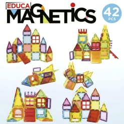 Educa Magnetics Juego Educativo de Construcción 3D 42 Piezas><noscript><img width=