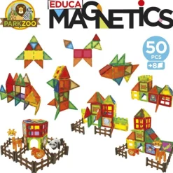 Educa Magnetics Park Zoo 50 Piezas Juego de Construcción><noscript><img width=