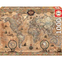 Educa Puzzle 1000 Piezas Mapamundi - 15159>Otras marcas Clearance