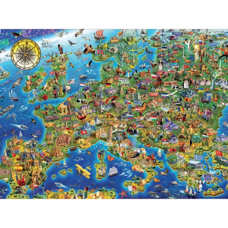 Educa Puzzle 500 Piezas Mapa de Europa - 17962>Otras marcas Hot