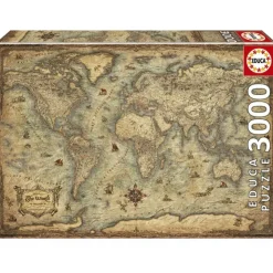 Educa Puzzle 3000 Piezas Mapamundi - 19567>Otras marcas New