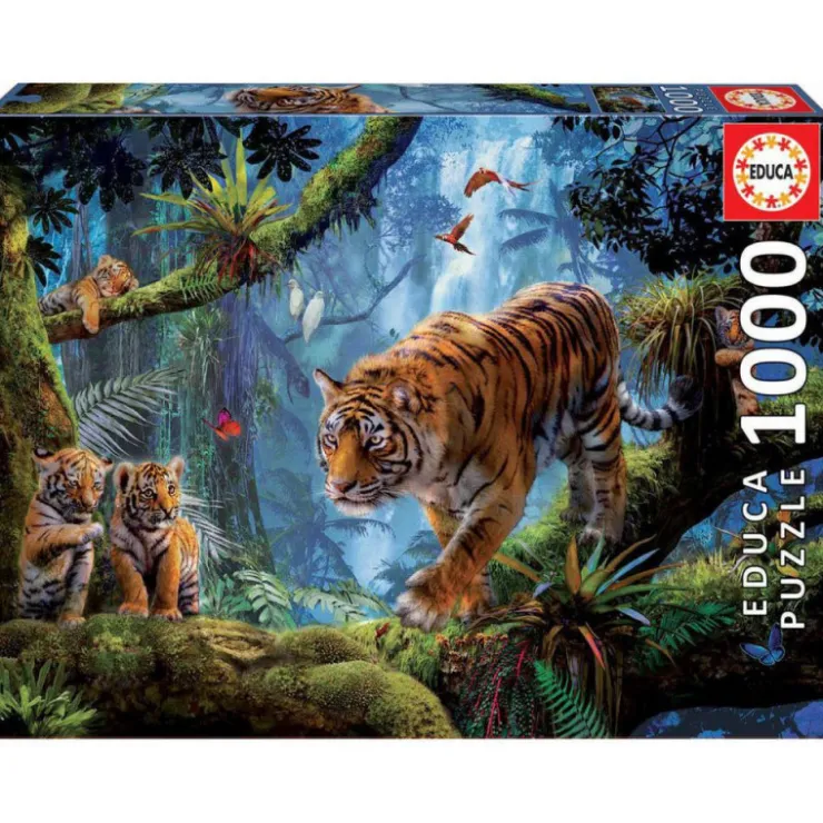 Educa Puzzle 1000 Piezas Tigres en el Árbol - 17662>Otras marcas Clearance