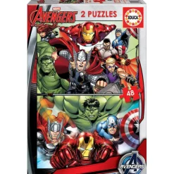 Educa Puzzle 2 x 48 Piezas Avengers - 15932>Capitan america Best