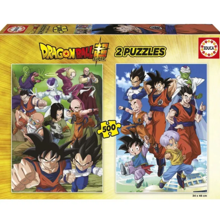 Educa Puzzle 2 x 500 Piezas Dragon Ball - 19915>Dragonball Hot