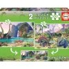 Educa Puzzle 2 x 100 Piezas Dino World - 15620>Otras marcas Sale