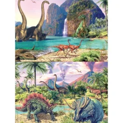 Educa Puzzle 2 x 100 Piezas Dino World - 15620>Otras marcas Sale