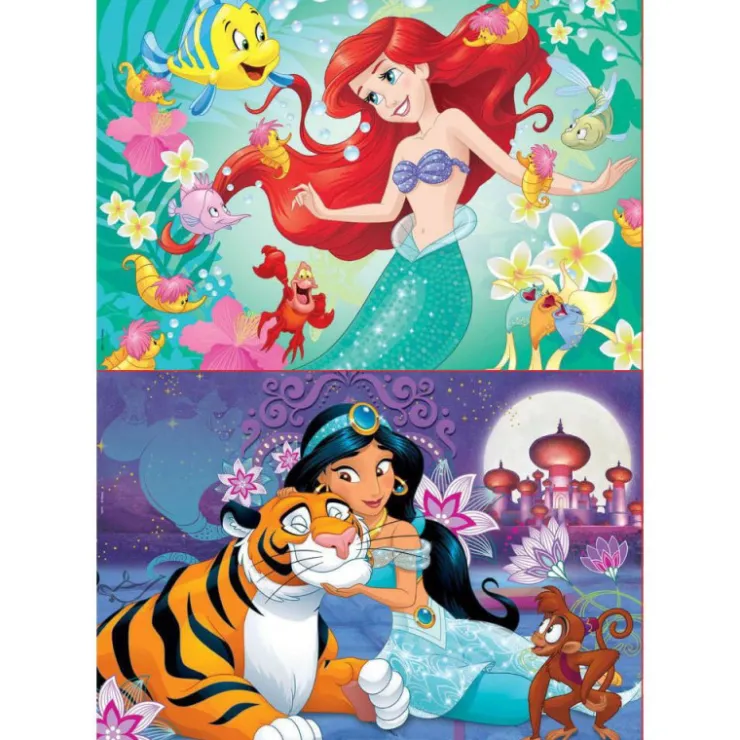 Educa Puzzle 2 x 48 Piezas Disney Princess Ariel y Jasmine - 18213>La sirenita Online