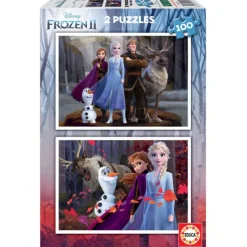Educa Puzzle 2 x 100 Piezas Frozen 2 - 18111>Disney New