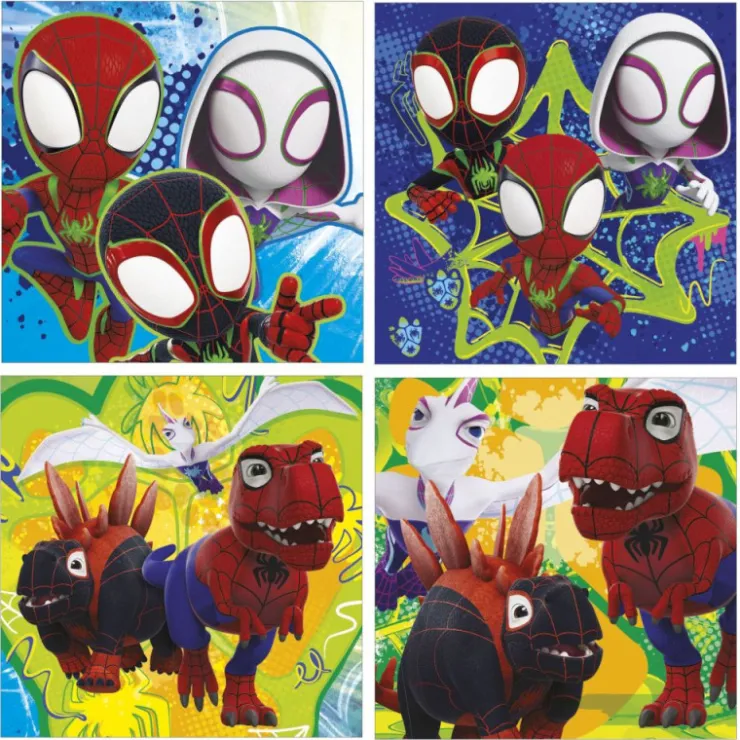 Educa Puzzle Progresivo 12-16-20-25 Piezas Dino-Webs>Spidey and his amazing friends Online