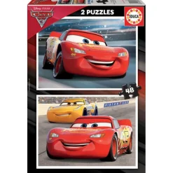 Educa Puzzles 2 x 48 Piezas Cars 3 - 17177>Disney Discount